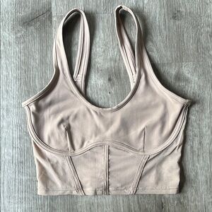 Alo mesh corset tank XS